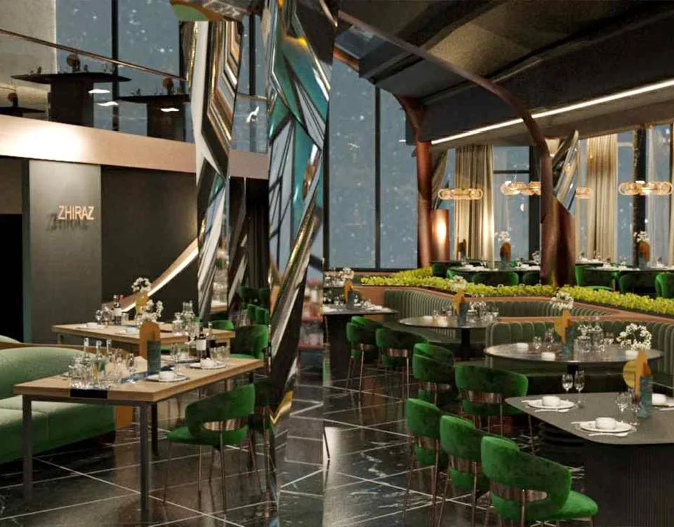 Restaurace ZHIRAZ v Kazachstánu